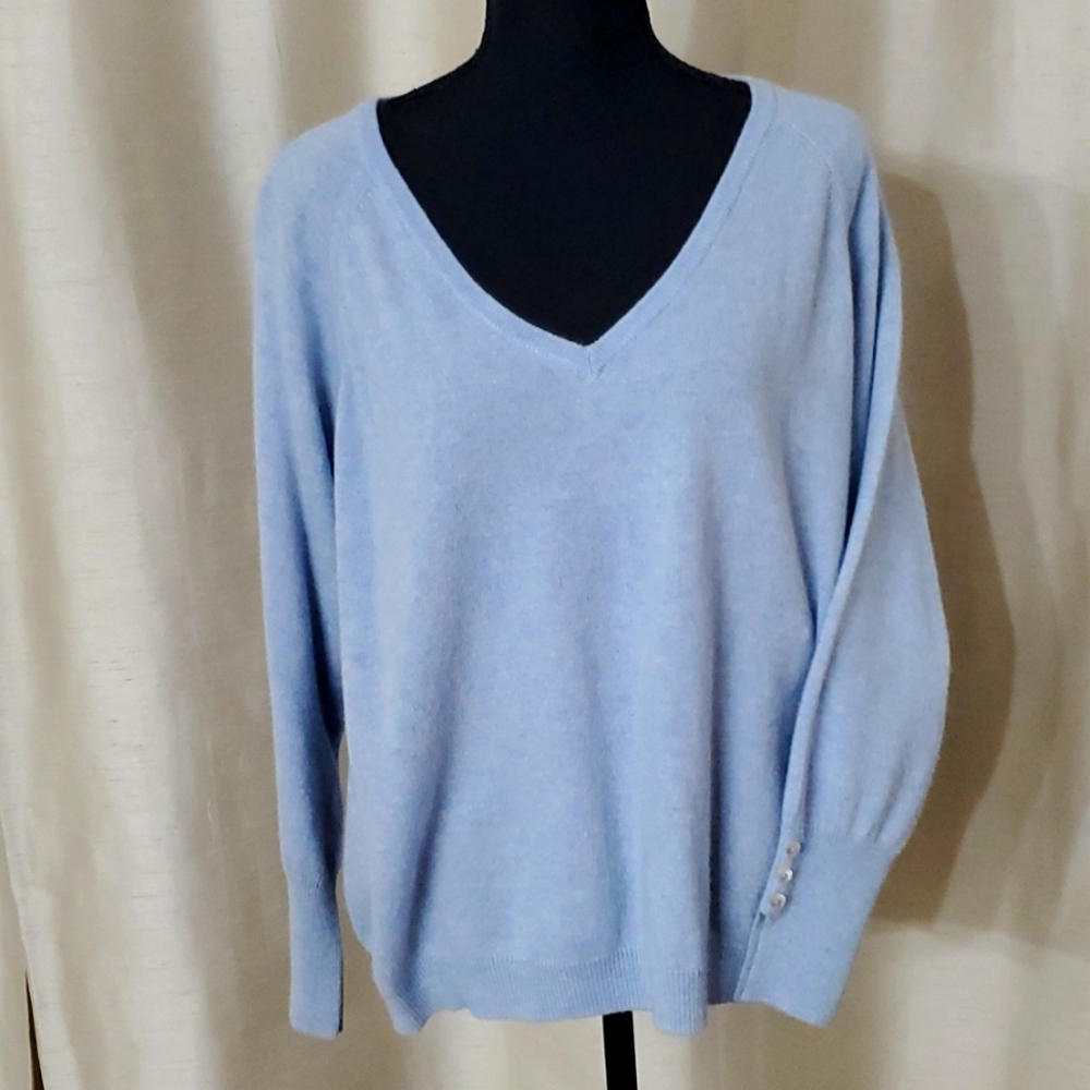 BRODIE  FINE CASHMERE size L  Blue